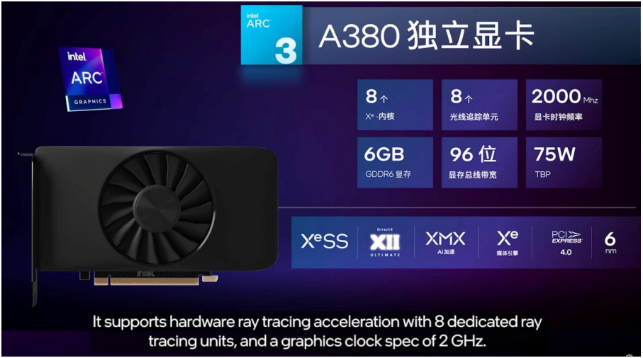 巨人参战！蓝戟GUNNIR Intel ARC A380 Photon 6G OC显卡首发评测