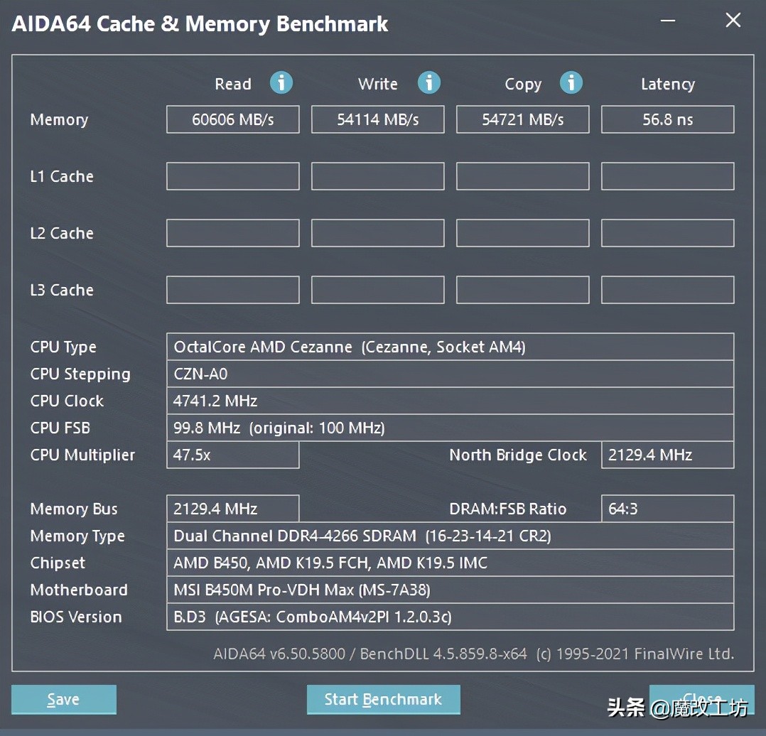 1399元AMD5700G默认频率跑分75万秒酷睿I9K处理器，白嫖显卡17万