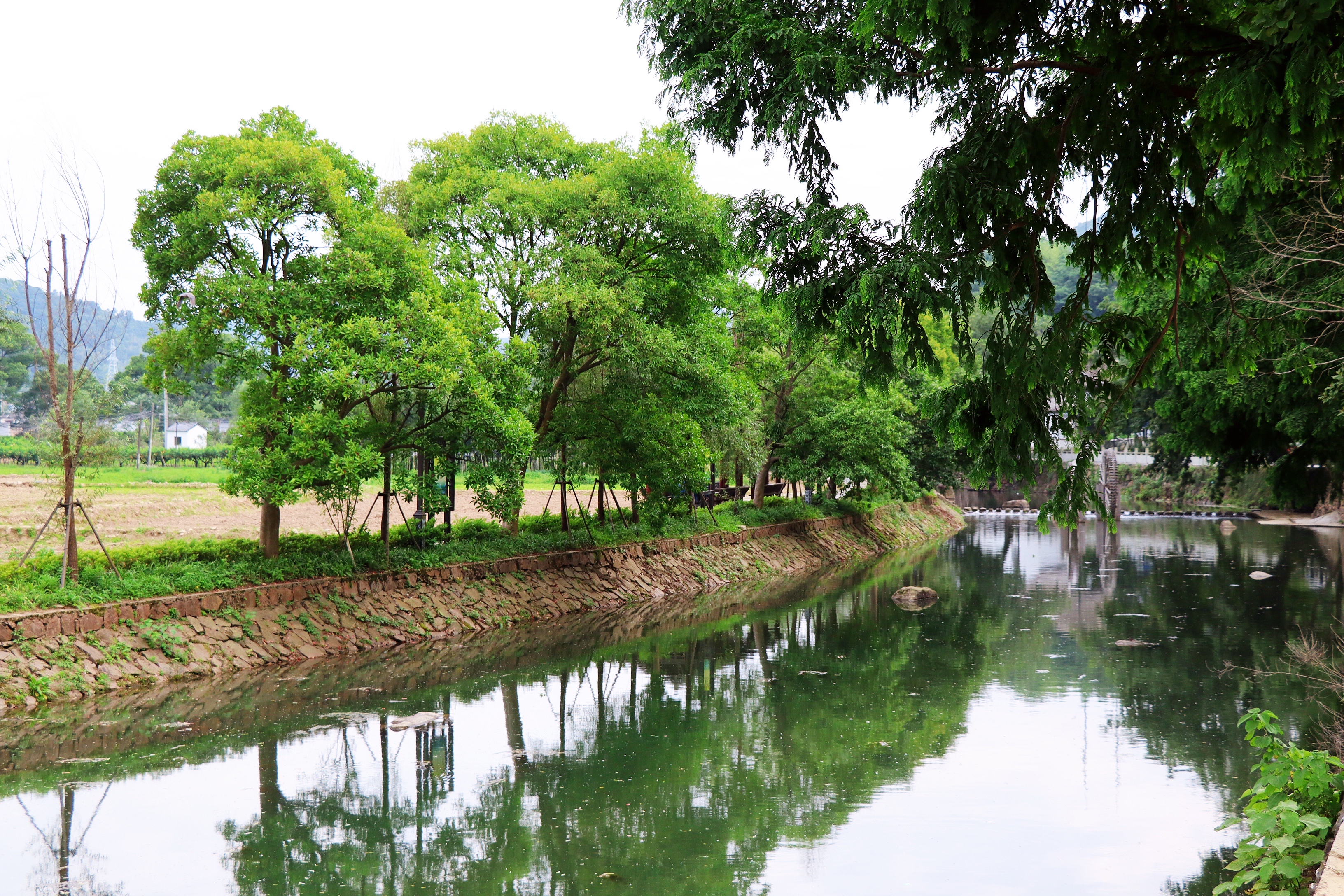 宁波剡溪畔这个古村依山傍水，溪上风景秀丽，竟是夏季玩水胜地