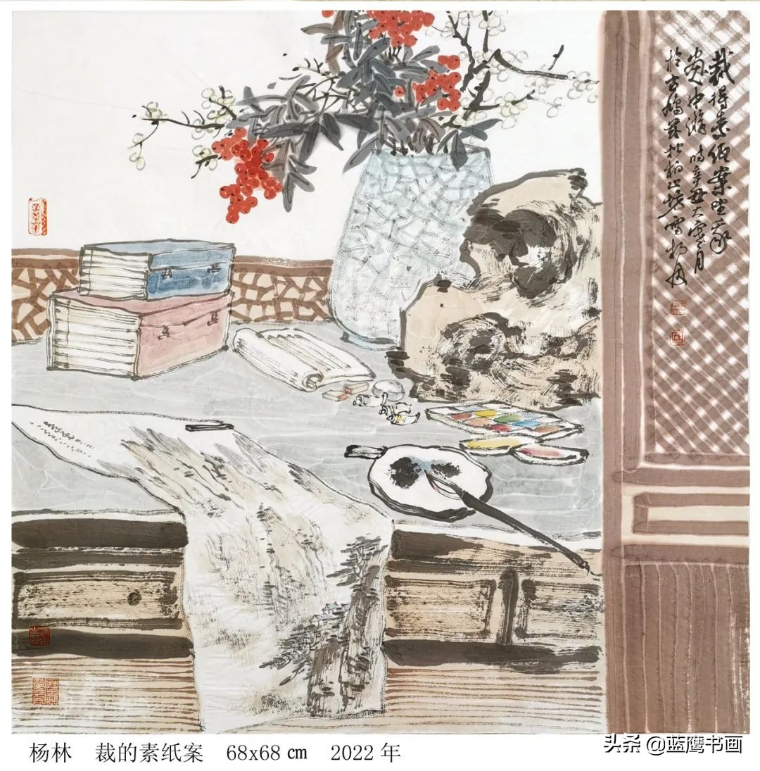 丹青不知老将至，富贵于我如浮云——著名画家杨林“观古亭”小记