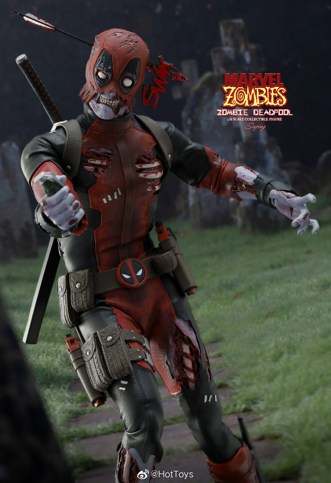 Hot Toys丧尸死侍出货了，重口慎入