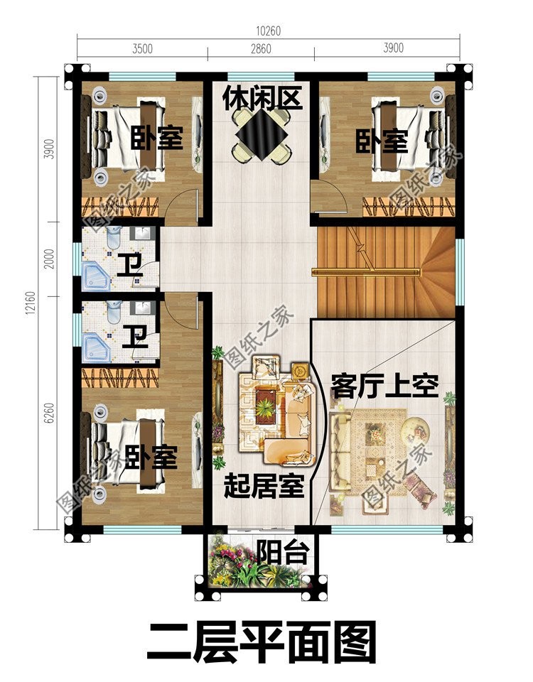 坡屋顶的农村别墅，兼得实用与美观，性价比超高的设计