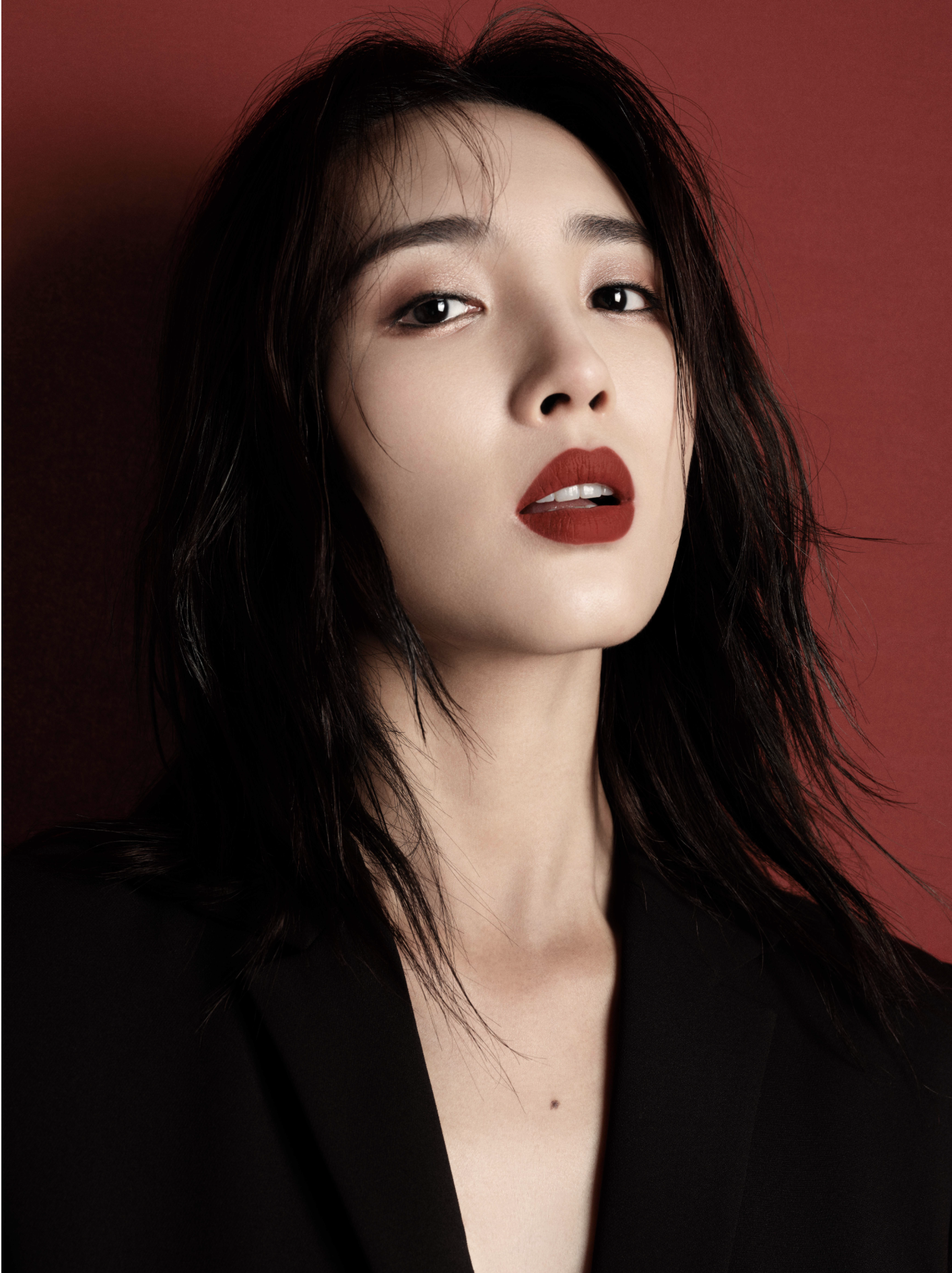 王紫璇 (zixuan wang) —— 素颜红唇之美|明星写真