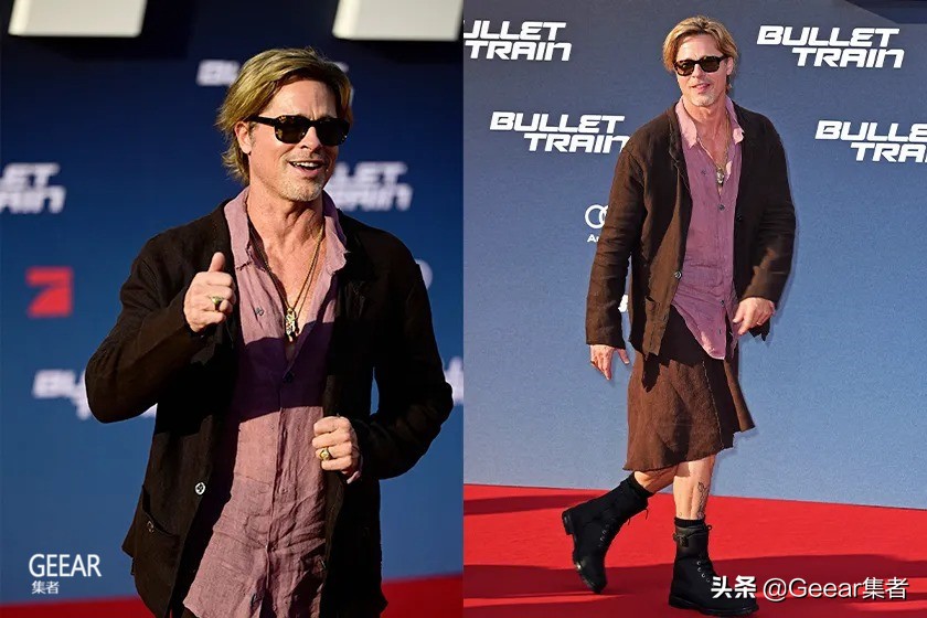 58岁又如何？布拉德·皮特穿上裙子踏红毯