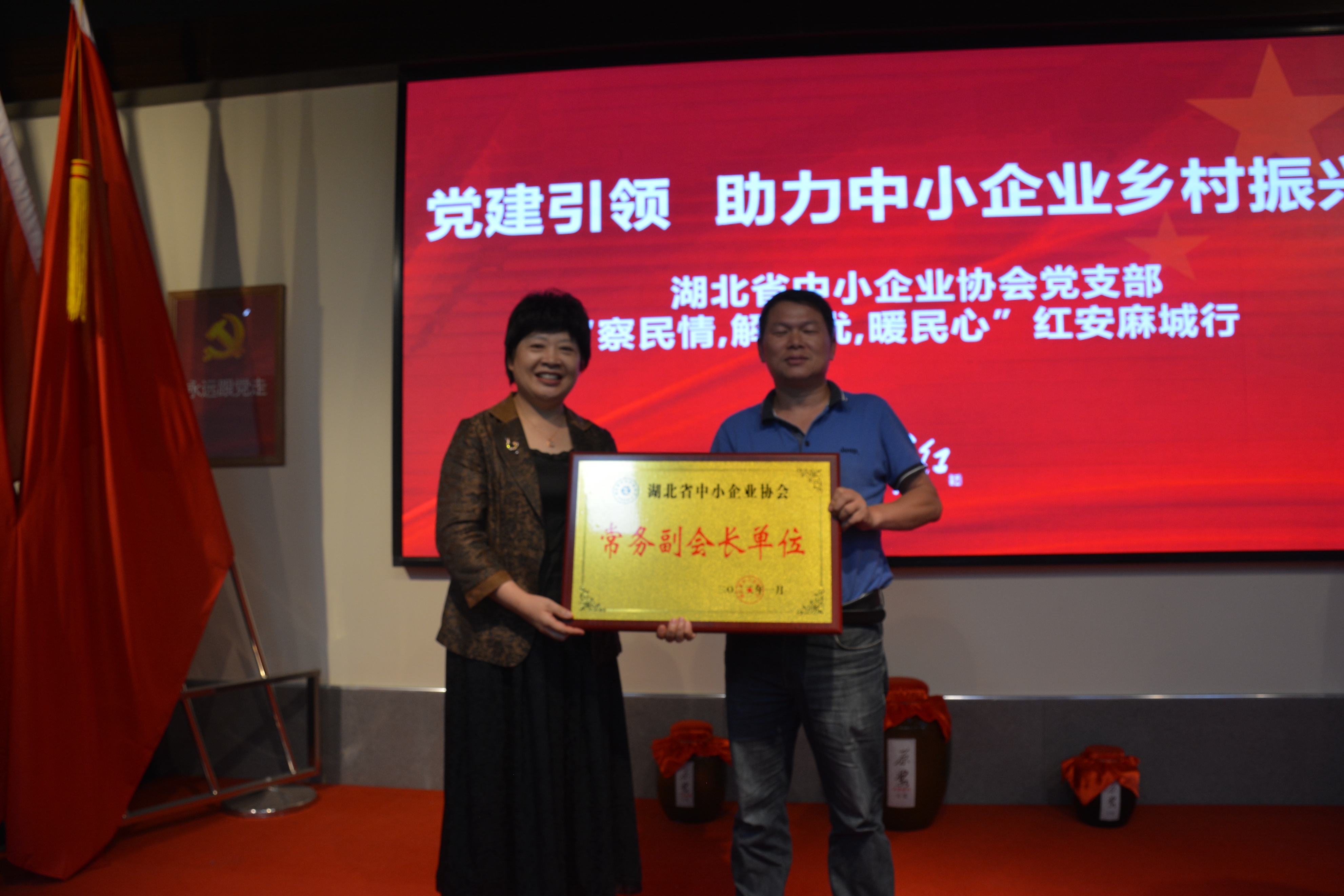 湖北省中小企业协会党支部“察民情解民忧暖民心”红安麻城行活动