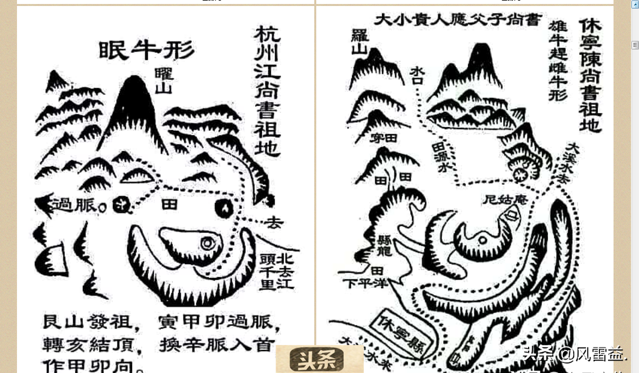 风水堪舆古籍：人人都能看懂得风水图谱