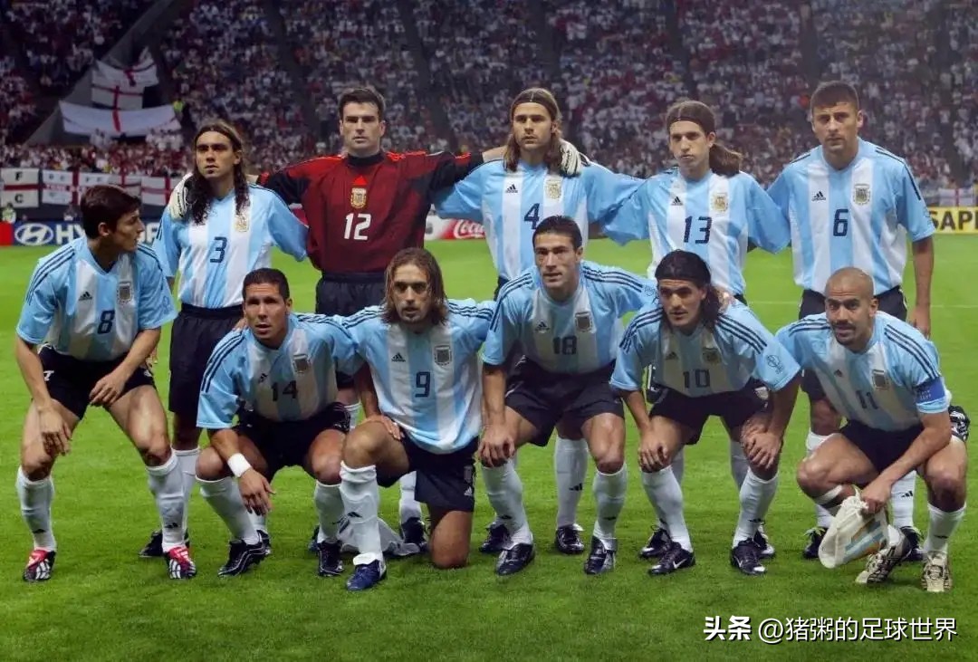 阿根廷韩日世界杯阵容（韩日世界杯最强的阿根廷，最差的成绩）