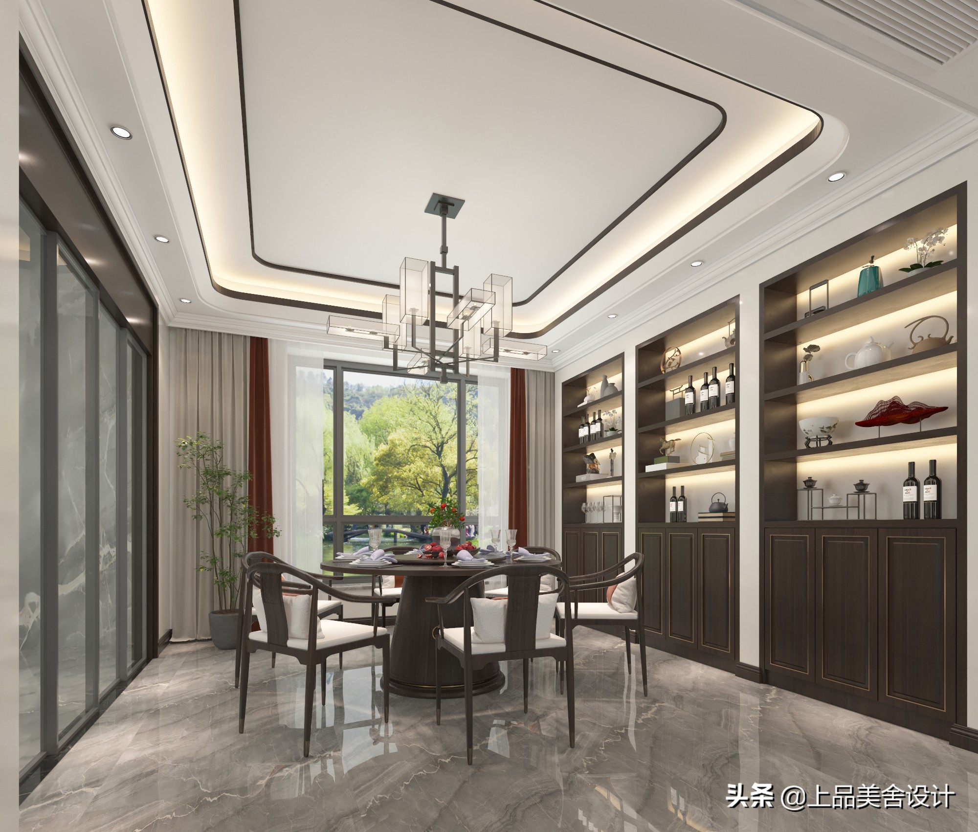 湖南老乡建400㎡中式别墅，不交停车费物业费，效果出来还霸气