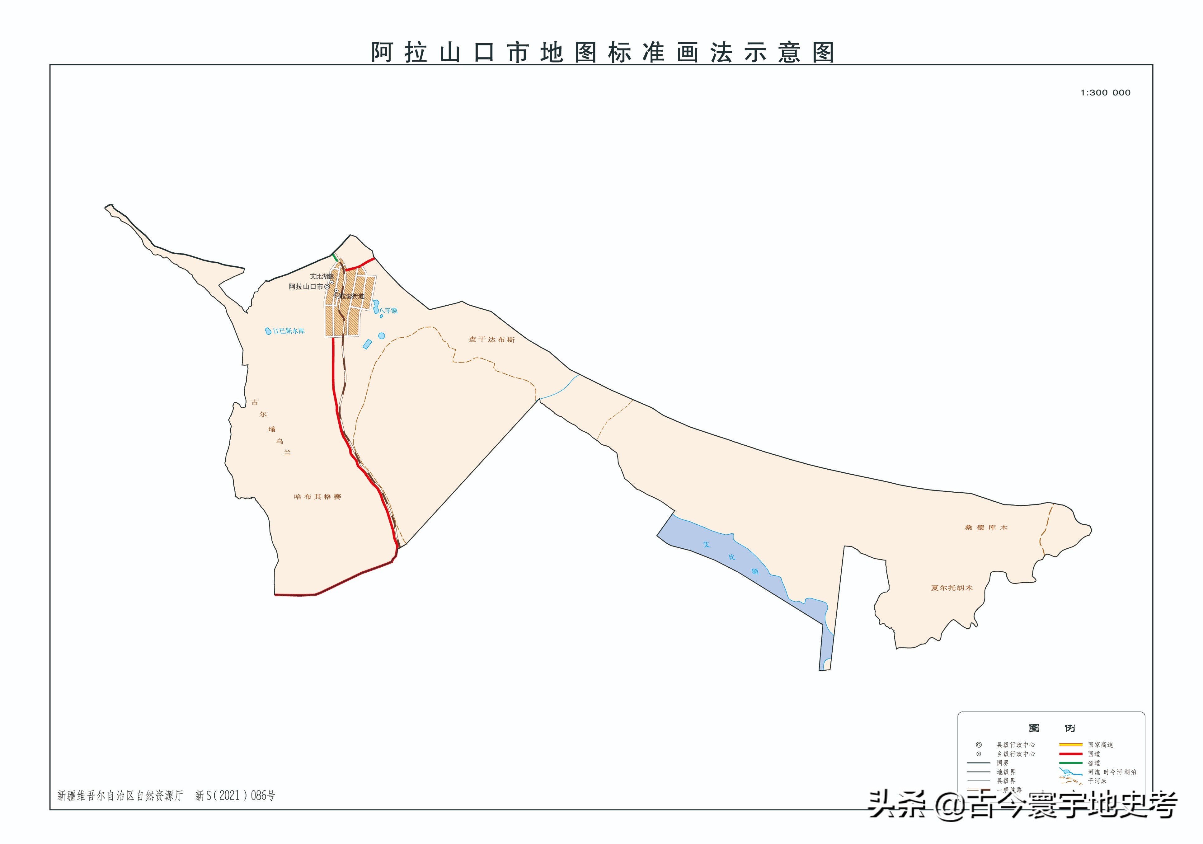 新疆维吾尔自治区各地市州、县地图