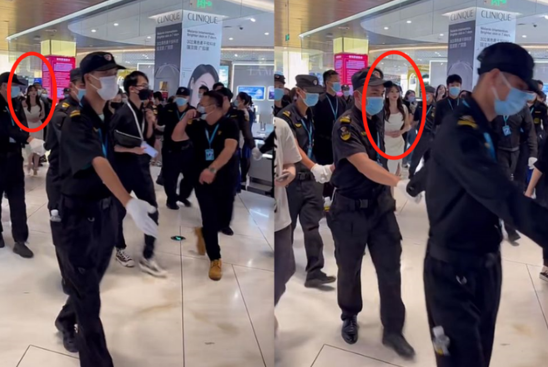 耍大牌？23岁程潇商场参加活动，保安比路人还多，网友：好大的腕