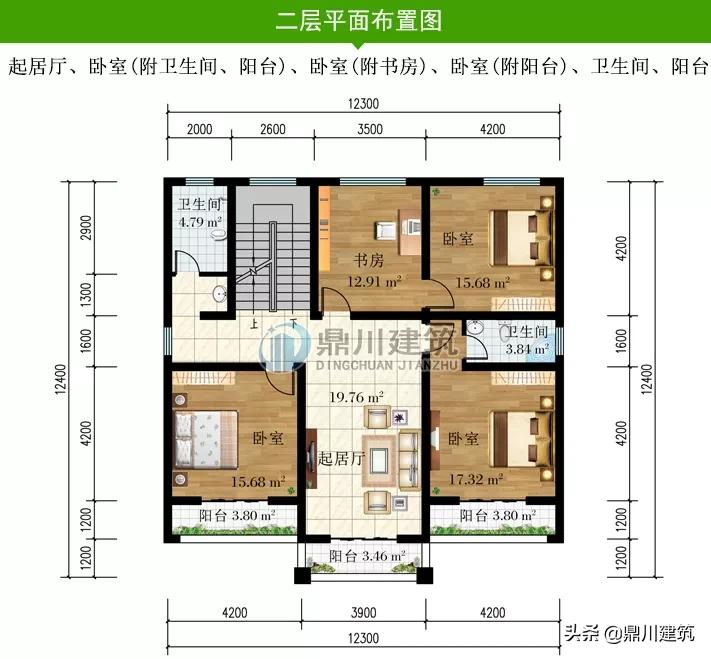 6套三层欧式别墅，对称设计经典大气，布局才是最有看点的