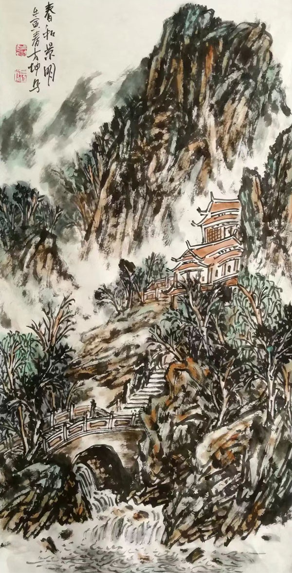 大气雄浑 随意率真——实力派著名画家方坤作品欣赏