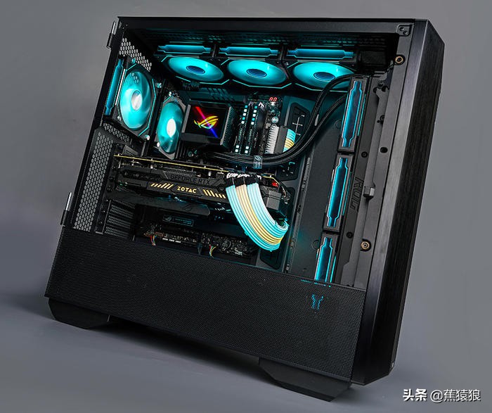 12700K/ Z69O HERO / RTX3080 PGF，联力鬼斧 2 机箱装机展示