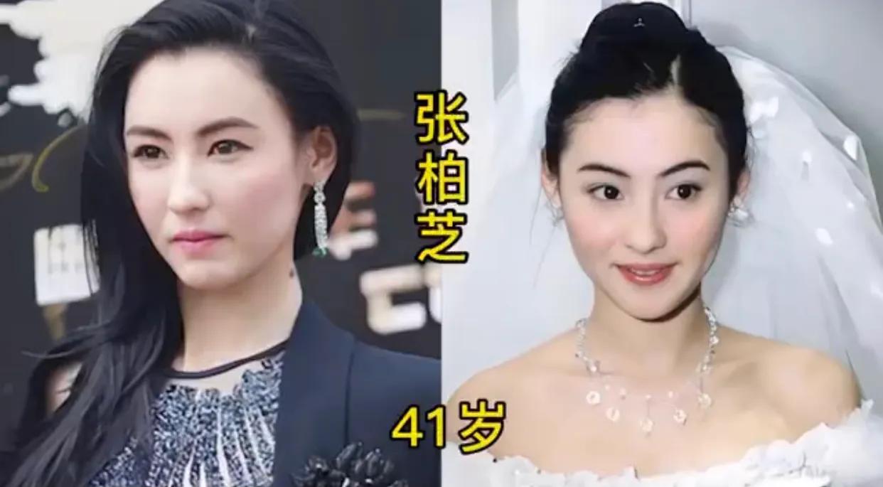 6位港星女神的婚纱照对比，52岁的她神采依旧