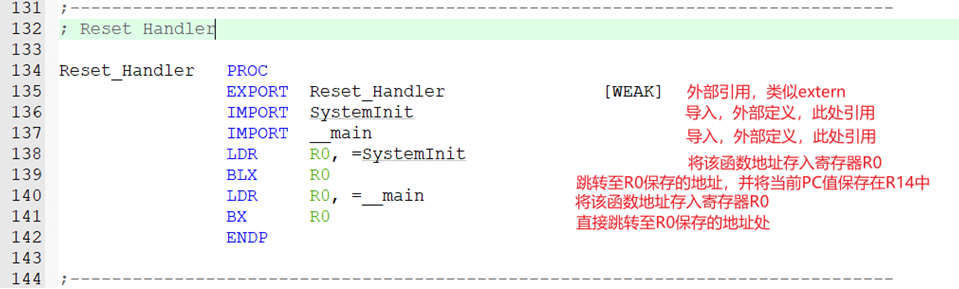 启动文件startup_tle984x.S优先于main函数执行