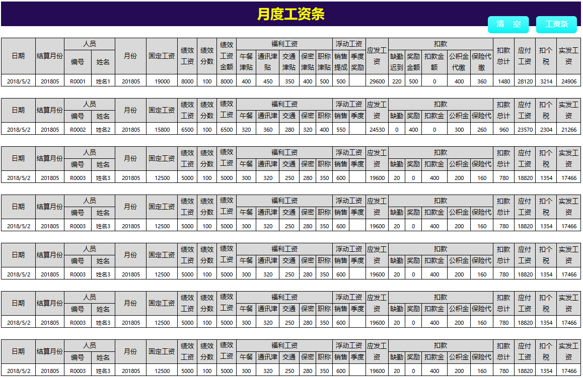 发现一位28岁女会计，编制的工资核算系统那叫一个好用，超羡慕