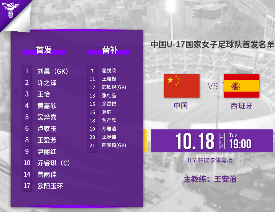 中国队世界杯比赛视频(U17女足世界杯-中国队0-1西班牙吃2连败出局，张红品替补登场染红)