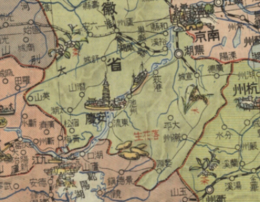 安徽省三大城市：安庆、芜湖、凤阳