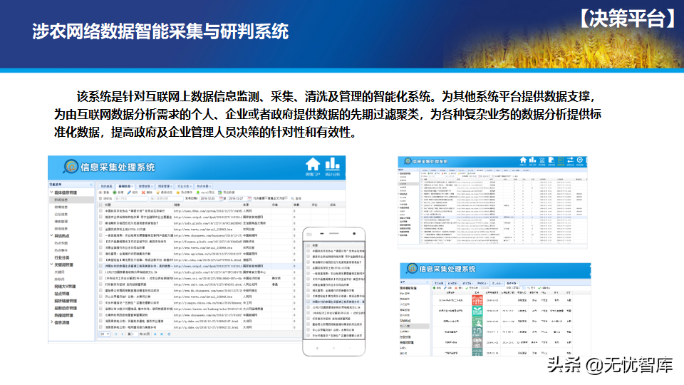 65页PPT智慧数字乡村农业大数据解决方案（附PPT全文下载）