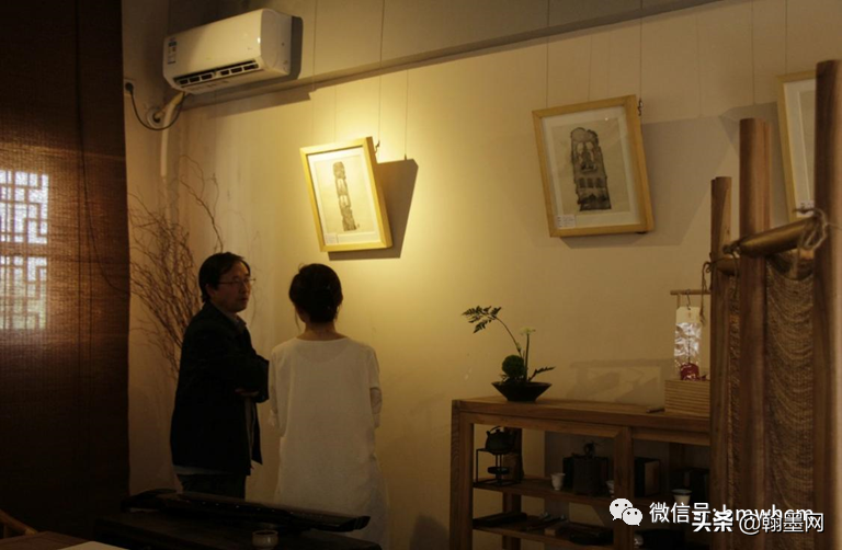 连·莲”--宋洋佛像水墨系列画作在香积寺·清心和雅展出