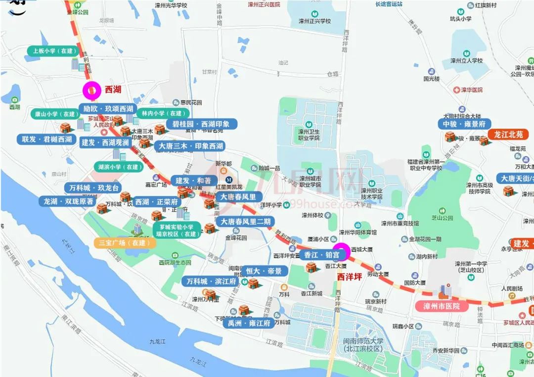 漳州买房黄金交通线曝光，沿途你买得起哪儿？