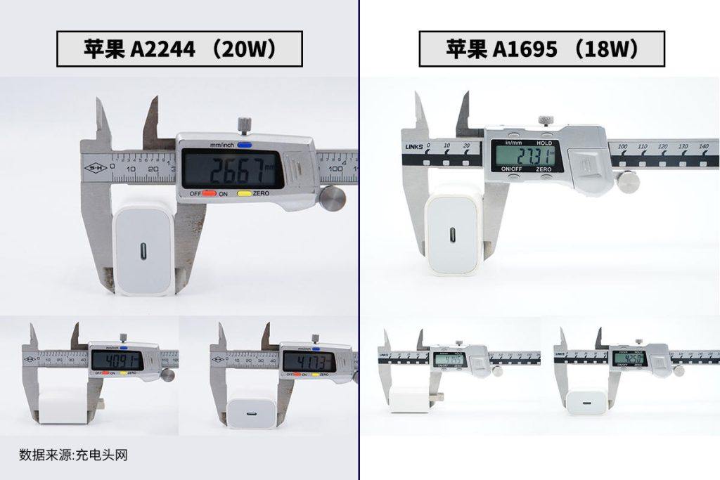 功率差2W有何區別？蘋果20W和18W充電器拆解對比