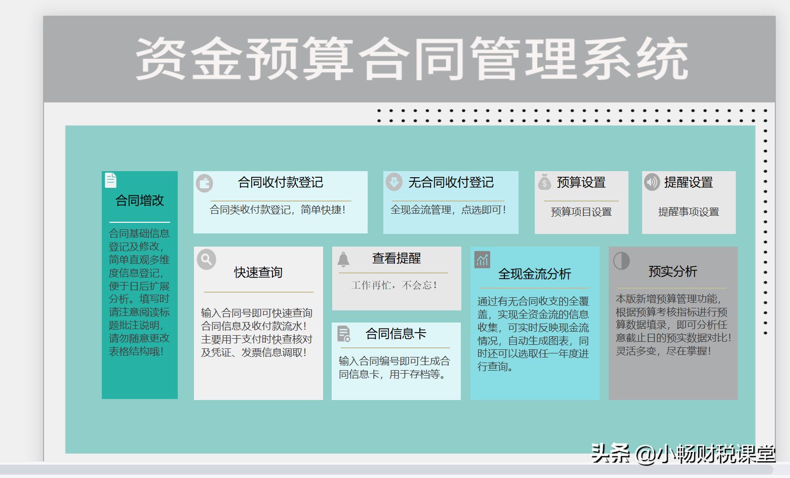 给表妹整理的8个财务系统，差点就熬了个通宵，做会计真不容易