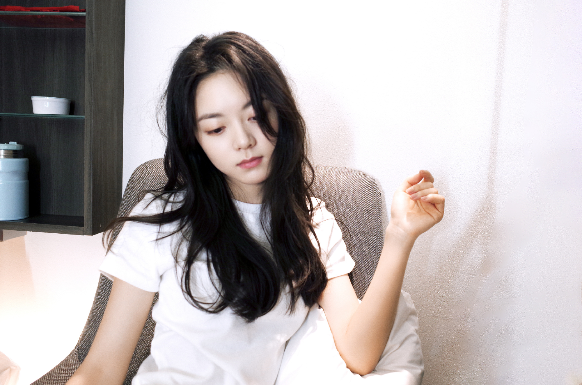 女明星赵今麦清纯微笑治愈系