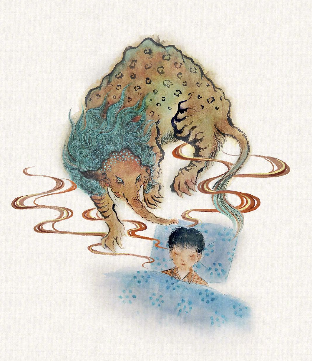 画像可以守护人类梦境世界的妖怪-食梦貘