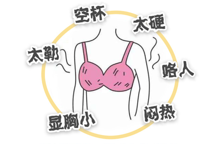夏天穿內衣太不容易了！教你一招，輕松選到合適的內衣