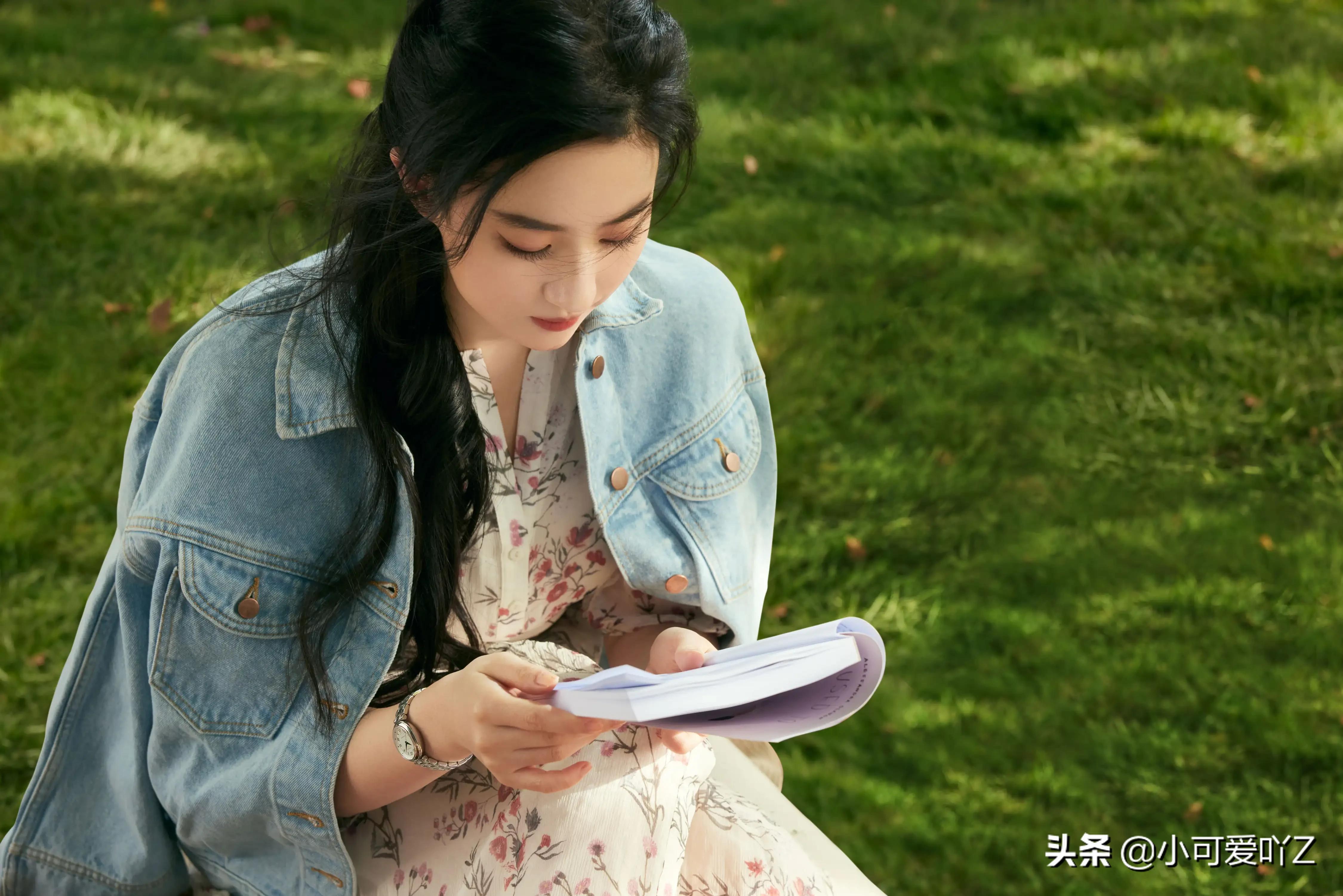 刘亦菲，文静自然，甜美温柔