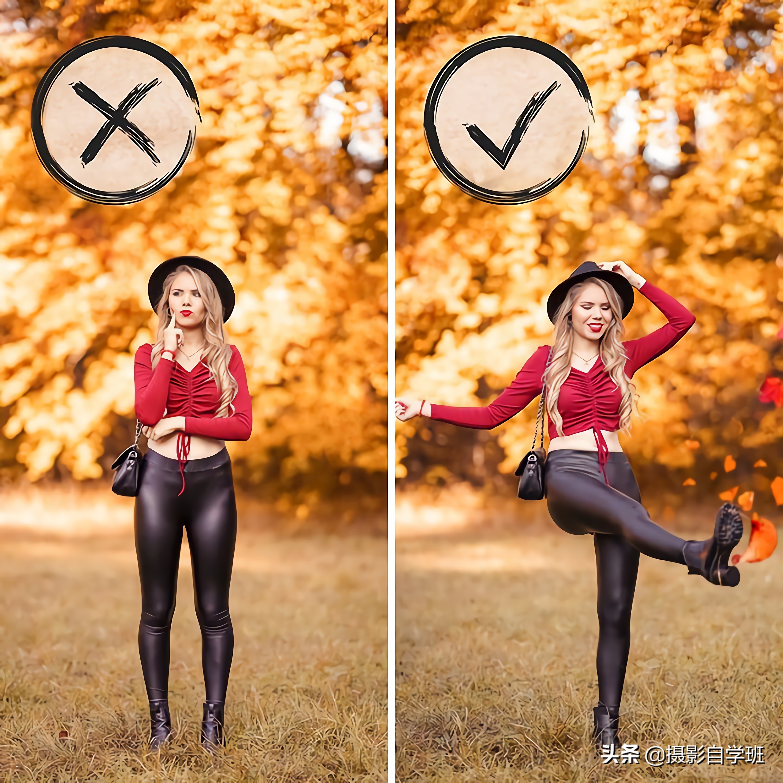 摄影摆姿不好看，没有好表情怎么办？这22组照片教会你