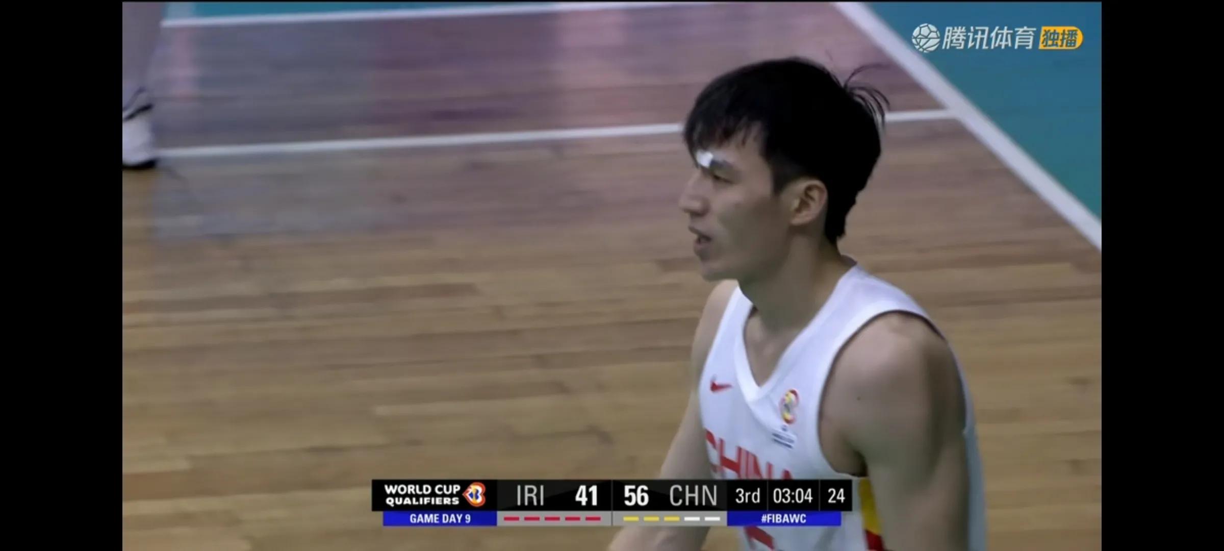 篮球世界杯中国队技术统计(中国男篮五人得分上双，82比71力克伊朗男篮 提前晋级男篮世界杯)