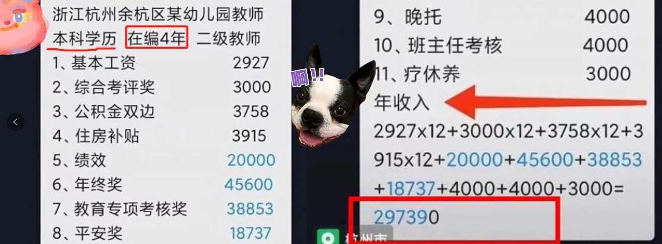 幼师“有编制VS无编制”，薪资差距有多大？工资单上数字说明问题