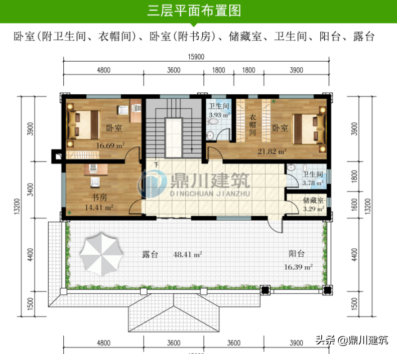 6套实用接地气带车库别墅，可停车可放杂物，农村建房必不可少