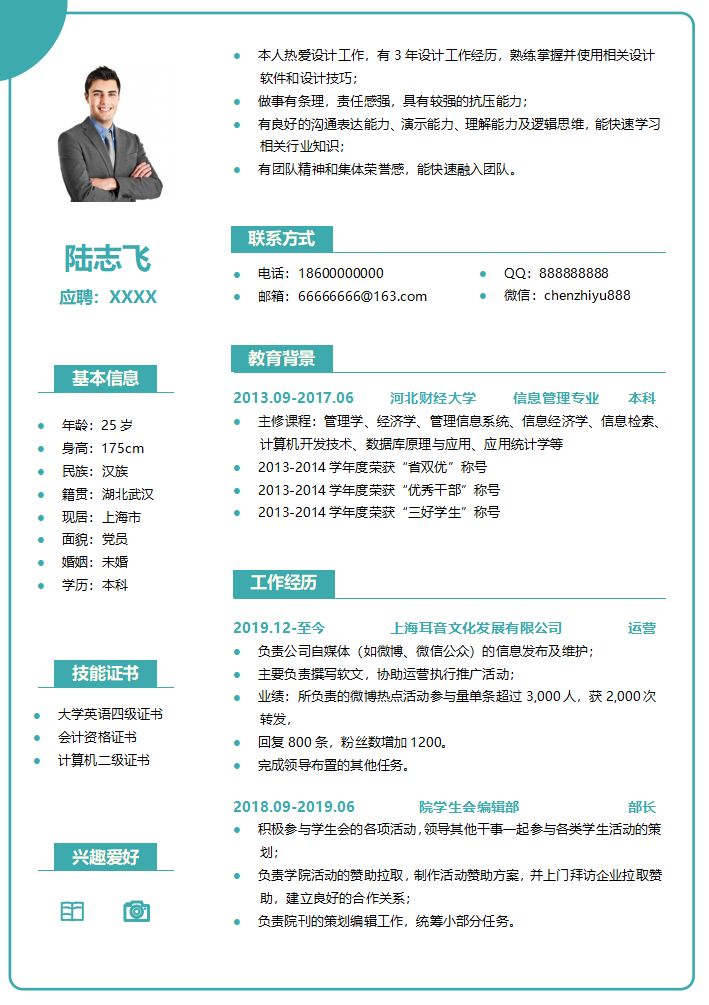 2022年最新整理250套个人简历模板，什么岗位都能用