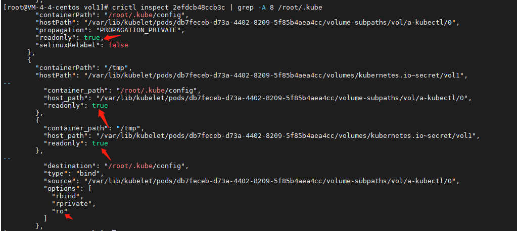 TKE/EKS之configmap,secret只读挂载
