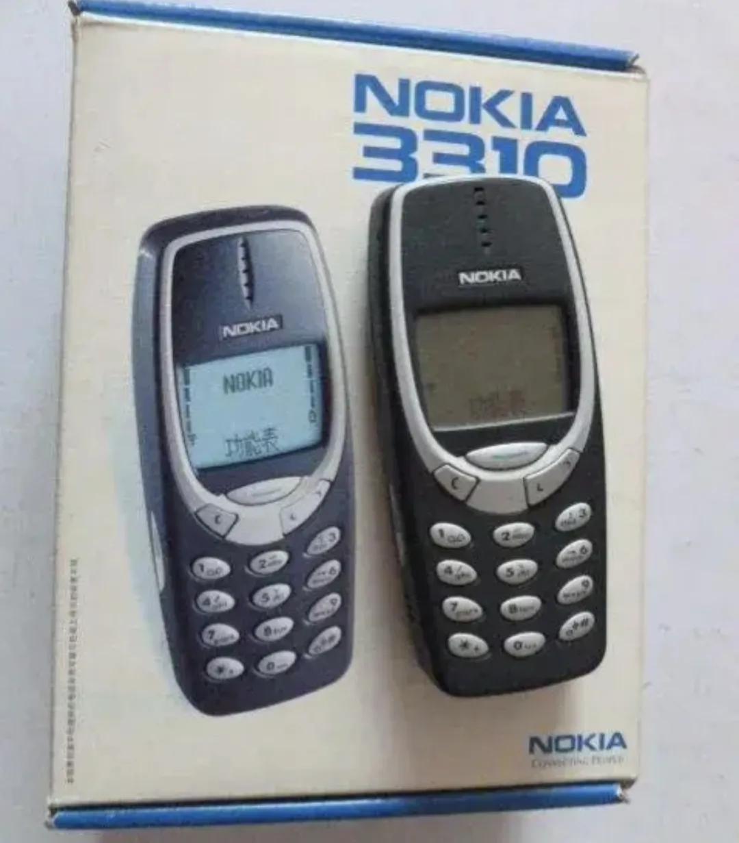 诺基亚3310,2000年上市诺基亚3310,上古神器,传说中的核弹手机,砸过