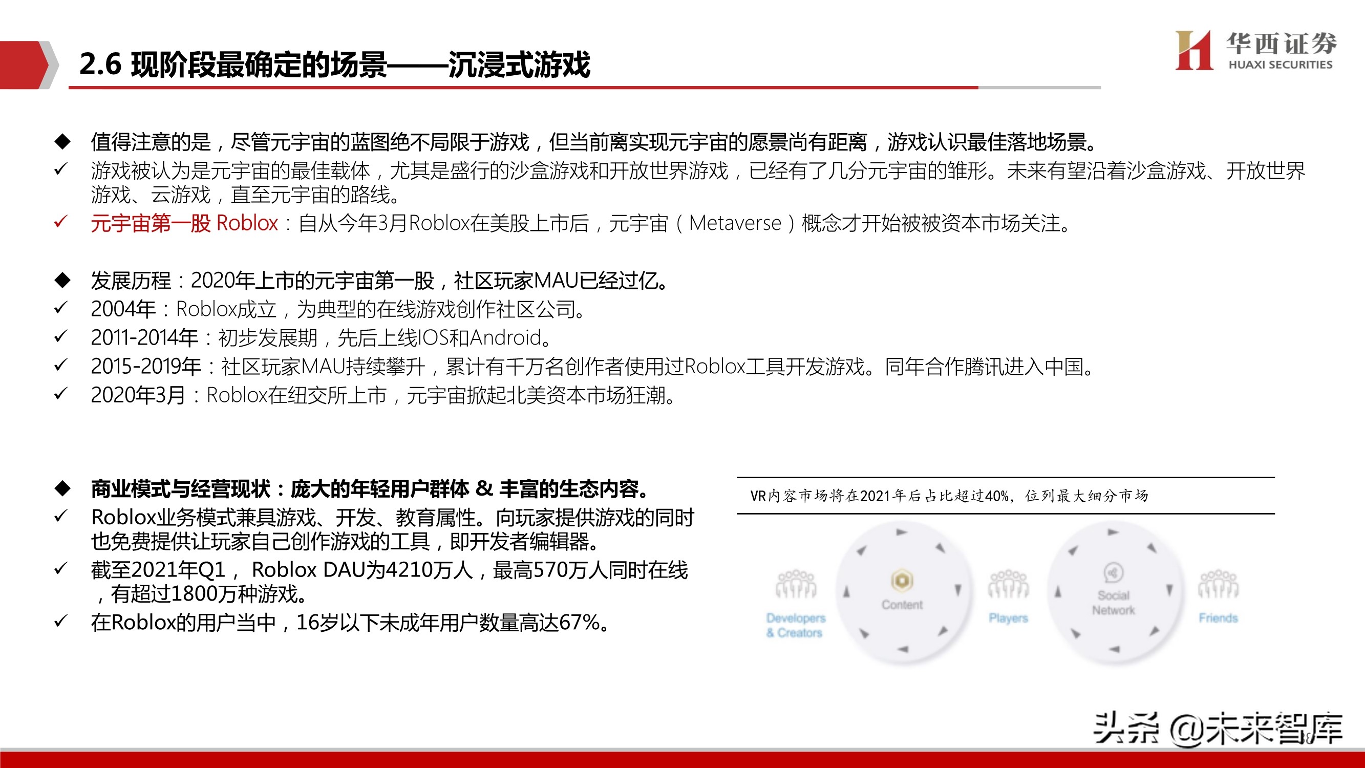 元宇宙行业深度研究：背景、空间、选择