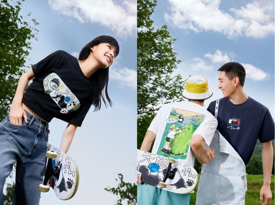 和谐共生，与潮同行 TOMMY JEANS x 韩乙田联名T恤全新上市插图(2)