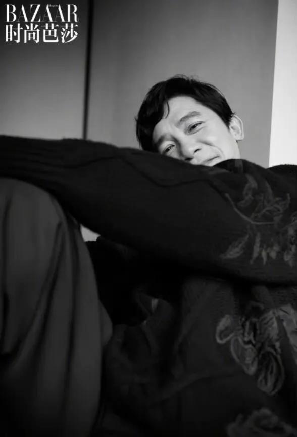 梁朝伟时尚芭莎封面
