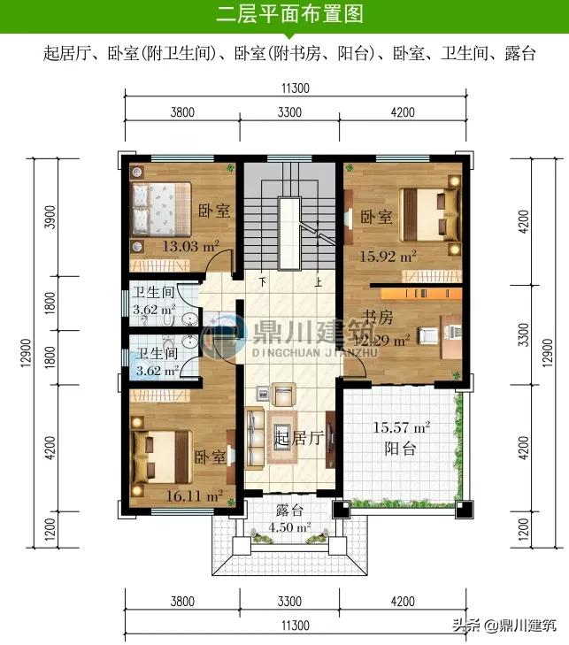 这10款别墅以布局取胜，户型方正风水好，大部分农村都能建