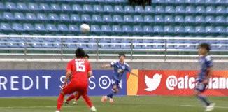 U20亚洲杯-中国1-2遭日本逆转，门将拒点难阻下半场4分钟连丢2球
