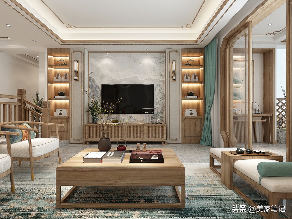 广东发现80后女业主的家，全房用原木色，打造禅意新中式，超治愈