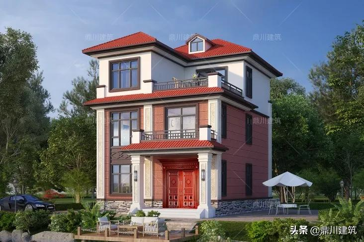 开间8米占地百来平，照样建出好房子，个个都有大客厅大露台