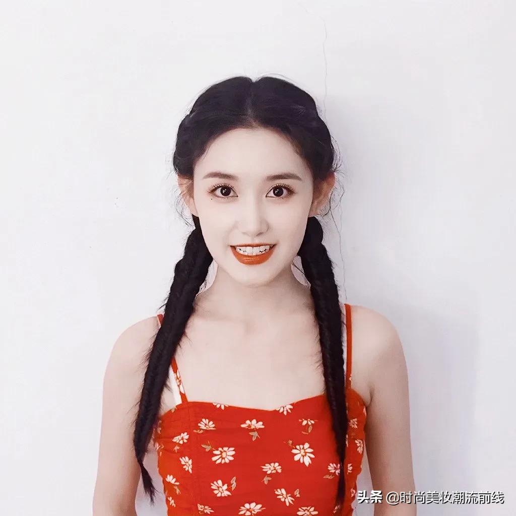 蒋依依，红果妹宝儿，麻花辫姑娘，好美