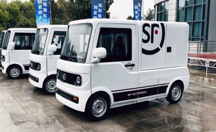 顺丰也造车?奇瑞代工专为快递小哥打造,80km续航单门单座