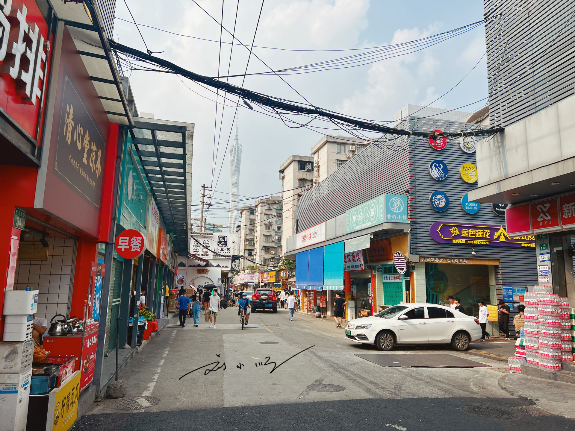 广州"客村"附近有一条美食街,美食又多又便宜,还能看见广州塔-热门