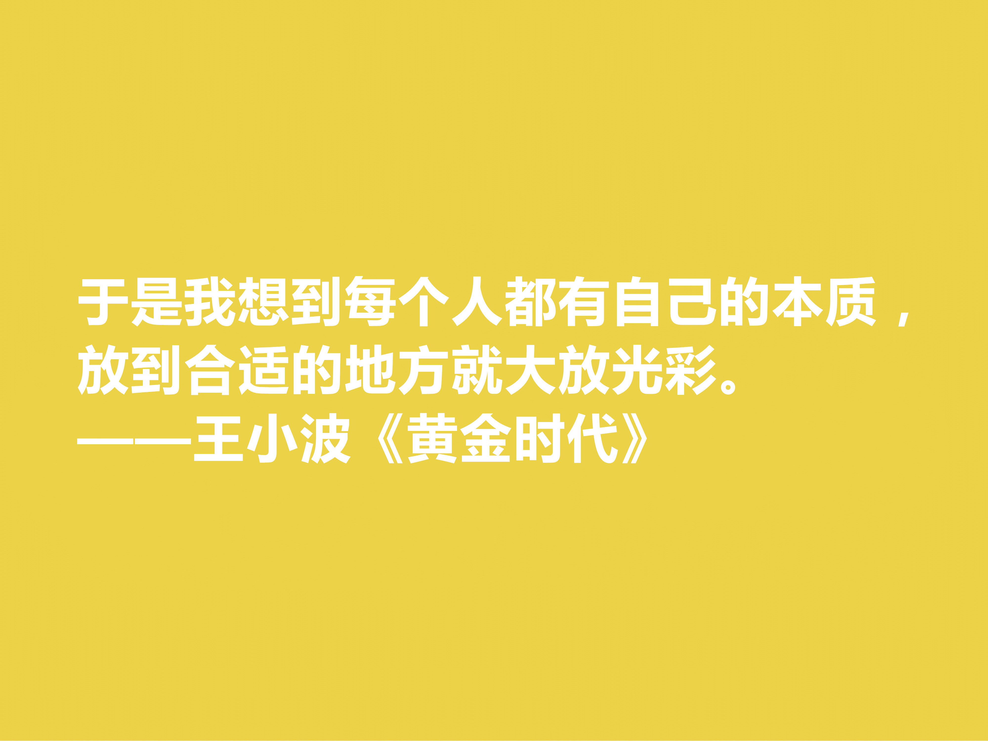 追忆王小波！小说《黄金时代》十句格言，凸显对人生与生命的追求