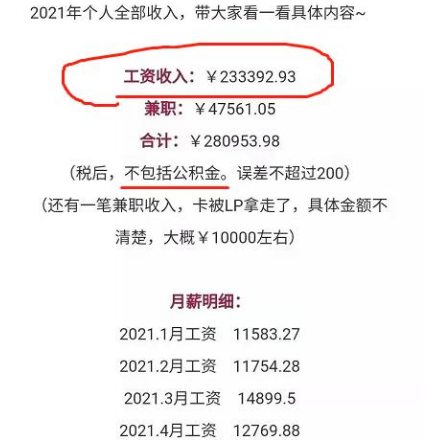 大学副教授晒出全年收入，最后金额成亮点，难怪教师行业竞争激烈